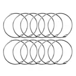 Металеві кільця для штор TIANA KRAINE Oro, 12 шт.