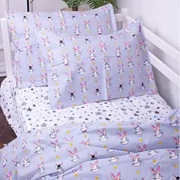 Комплект постільної білизни MirSon Kids Time 17-0527 Bunnies дитячий - мініатюра 4