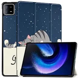 Чехол HardPrinted с рисунком для Xiaomi Pad 6 11 2023 Спящий Кот
