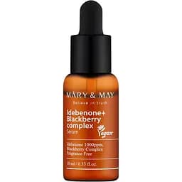Сироватка для обличчя Mary & May Idebenone + Blackberry Complex Serum антиоксидантна з ідебеноном 10 мл (MMY019)