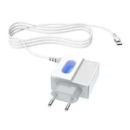Зарядний адаптер Hoco C75 Imperious DC5V 2.4 A EU штекер подвійний USB вихід - мініатюра 2
