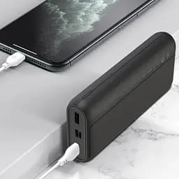 Портативний зовнішній акумулятор Power Bank XO PR122 20000mAh (Black) - мініатюра 5