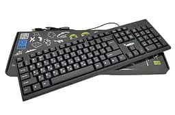 Клавиатура USB Merlion KB-888 104 клавиши кабель 135 см, (Eng/Укр/Рус)