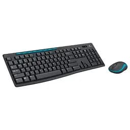 Бездротовий комплект миші та клавіатури Logitech Wireless Combo MK275 / USB 2.4 ГГц / 10 метрів / Чорний (920-008535) - мініатюра 4