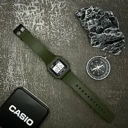 Чоловічий годинник Casio W-217H-3A Темно-Зелений ( AT1141-0121 ) - мініатюра 4