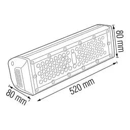 Світильник світлодіодний для високих стель вологозахищений LED "ZEUGMA-100" 100 W 6400К - мініатюра 2