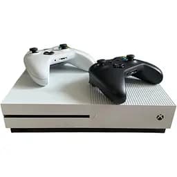 Стаціонарна геймерська консоль Microsoft Xbox One S 1 ТБ, 2 джойстики, Гарантія