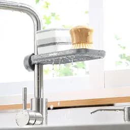 Полиця на душову штангу та змішувач МВМ My Home BP-22 з фіксатором сіра (BP-22 GRAY) - мініатюра 9