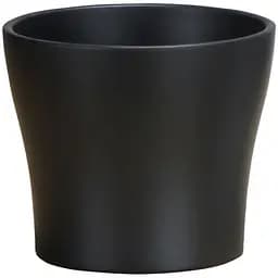 Кашпо для цветов Scheurich 808 керамика 24 см антрацит (4002477336527)