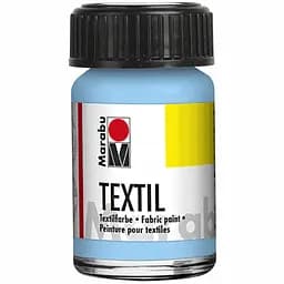 Фарба для світлих тканин (090) Небесно-голуба 15 мл Marabu