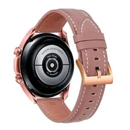 Ремінець для Samsung Galaxy Watch 5 Pro - коричнево-рожевий Watchbands Standart ширина кріплення 20мм розмір L шкіряний (WB5896173) - мініатюра 2