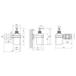 Дозатор для рідкого мила Kroner KRP Graz - C95612 (CV035550)  - мініатюра 4