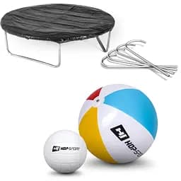 Батут Hop-Sport 10ft (305см) синій з внутрішньою сіткою - мініатюра 14