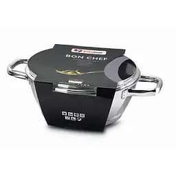 Кастрюля Vitrinor Bon Chef, с крышкой, серебристая, 20 см, 2 л (1310112)