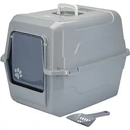 Туалет для котів AnimAll CNR 143 закритий сірий 
