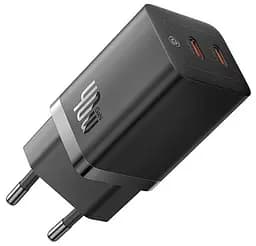 Зарядний пристрій Baseus GaN5 Pro Fast Charger 40W 2 x Type-C Black (CCGP180101)