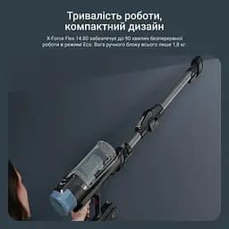 Пилосос Rowenta X-Force Flex 14.80 Animal Aqua безпровідний 240 Вт чорно-синій (RH9BC1WO) - мініатюра 12