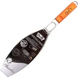 Решетка-гриль Chef's Stainless из нержавеющей стали с деревянной ручкой 51х31х11.5 см (CBT190005S)