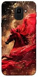 Чехол itsPrint Red sparkles Horse для Samsung J600F Galaxy J6 (2018)