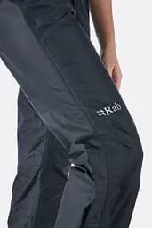 Трекінгові штани Rab Downpour Pants wmns 14 Чорний - мініатюра 4
