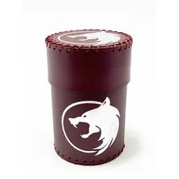 Настольная игра Планета Ігор Чаша для кубиков Волк (бургунди) (Dice cup Wolf burgundy) (pi-dc009)