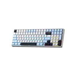Клавіатура Aula S100pro RGB KRGD Brown Switch Wireless/Bluetooth/Type-C UA White/Black (6948391205755) - мініатюра 2