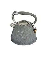 Металлический чайник Edenberg EB-1981 со свистком 3 л Серый