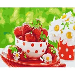 Картина по номерам Brushme Клубничный перекус BS31952 40х50 см