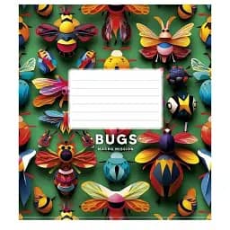 Зошит учнівський Школярик Boys interests 012-3394K-4 в клітинку 12 аркушів