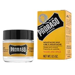 Воск для усов Proraso Wood&Spice Beard wax, средняя фиксация, 15 мл