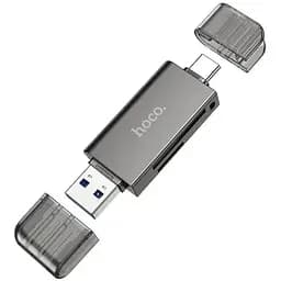 Кардрідер Hoco HB39 USB 3.0 /Type-C 3.0 High-Speed Card Reader 5Gbps SD/TF OTG/Type-C