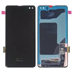 Дисплей для Xiaomi Mi 6, чорний, без рамки, Оригінал (переклеєне скло), зі сканером відбитків пальців (Touch ID), MCE16