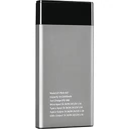Додаткова батарея Gelius Pro Edge (V2PD) GP-PB20-007 20000mAh 2.1 A Grey - мініатюра 2