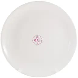 Тарілка порцелянова Interos White кругла 23 см біла (TU2204-3)