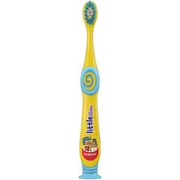 Дитяча зубна щітка Colgate Little Kids Smiles жовта - мініатюра 4