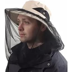 Капелюх із антимоскітною сіткою від комарів панама Anti Mosquito накомарник Койот протимоскітка