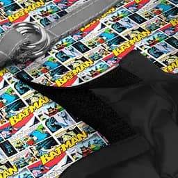 Шлея для собак Waudog Clothes м'яка з QR паспортом, малюнок "Бетмен комікс", XS2 - мініатюра 3