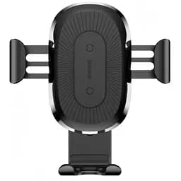 Автотримач із бездротовою зарядкою Baseus Gravity Чорний (WXYL-01)