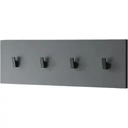 Вішалка настінна VAYS для одягу на 4 гачки M-47 антрацит