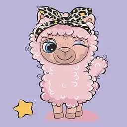 Картина за номерами ArtCraft Лама 15089-AC 30х30 см