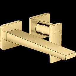 Змішувач Hansgrohe Metropol для раковини зі стіни 225 мм Polished Gold Optic 32526990 Золотий
