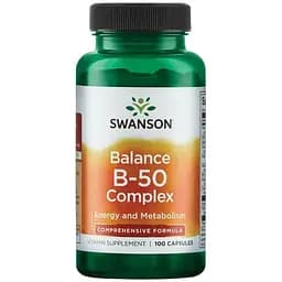 Витамины и минералы Swanson Balance B-50 Complex 100 капсул