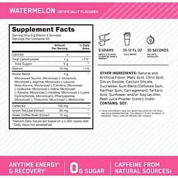 Амінокислотний комплекс Optimum Nutrition Essential Amino Energy Watermelon 585 г - мініатюра 4