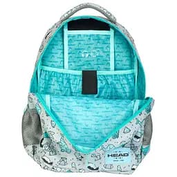 Рюкзак шкільний ортопедичний Head 3 HD-239 38х28х17 см сірий з бірюзовим (502019024) - мініатюра 3