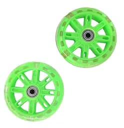 Колеса для дитячого велосипеда / самоката 11 см зелений (G0001960)