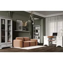 Модульна стінка для вітальні ВМК (БРВ) Кентукі N77784 Білий альпійський (BRW-1756)