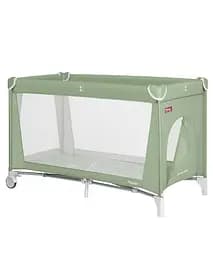 Манеж дитячий ігровий з матрацом і сумкою для транспортування Piccolo Mint Green 125*65 см CARRELLO зелений - мініатюра 2