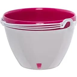 Вазон Santino Vista 3.8 л біло-пурпуровий (V38 WHI-LIL)