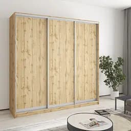 Шкаф-купе трехдверный MebelStar Комбо AL 3ДСП 210x45x210 см Дуб тахо (MBS-4268)