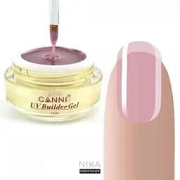 Конструюючий гель Canni 321 Soft Pink напівпрозорий 15 мл - мініатюра 2